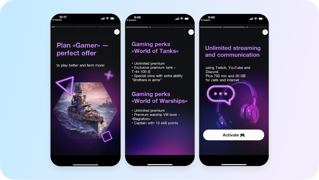 promotions in tele 2 mobile app