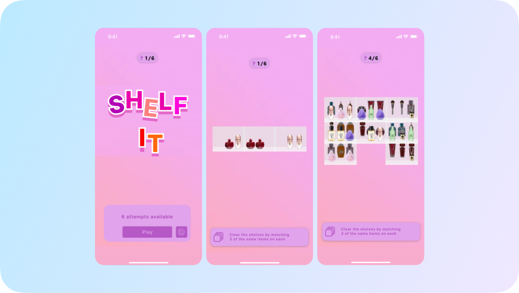 sorting game mechanics for mobile apps