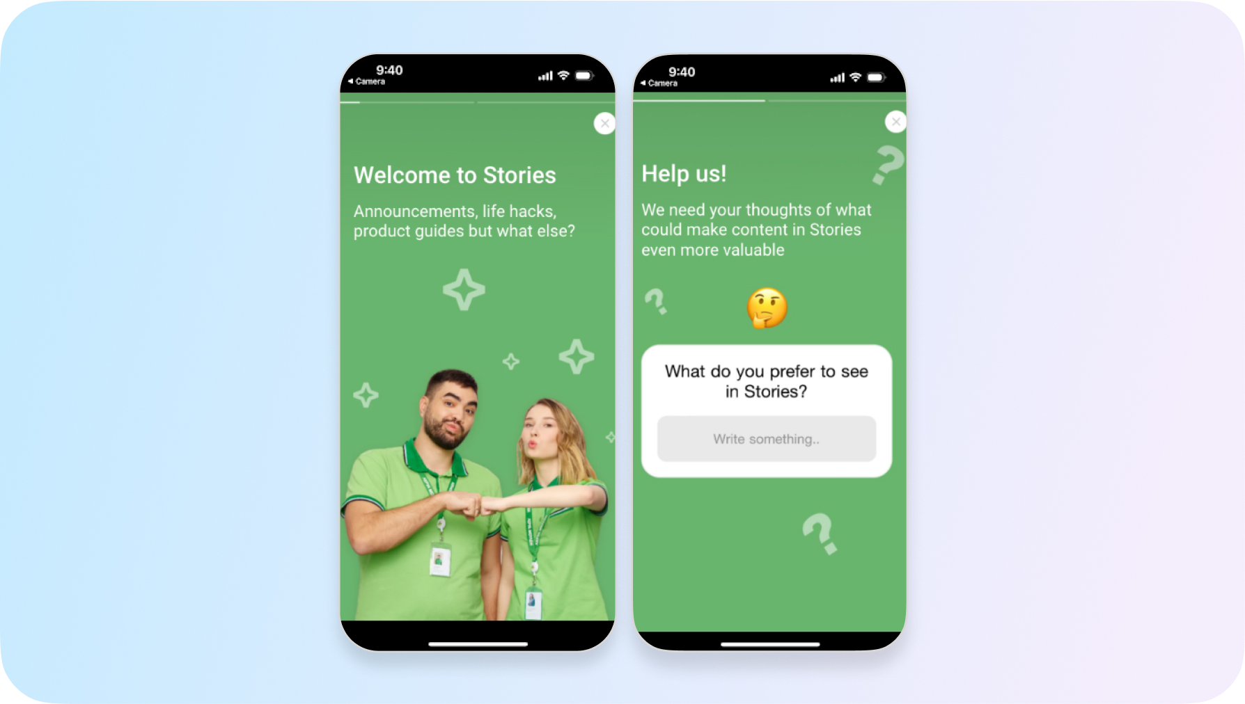 leroy merlin mobile app stories