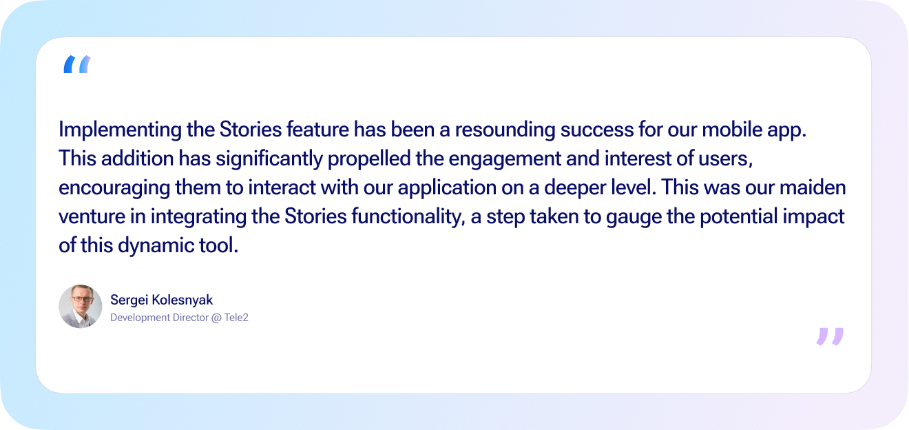 tele 2 mobile stories experience