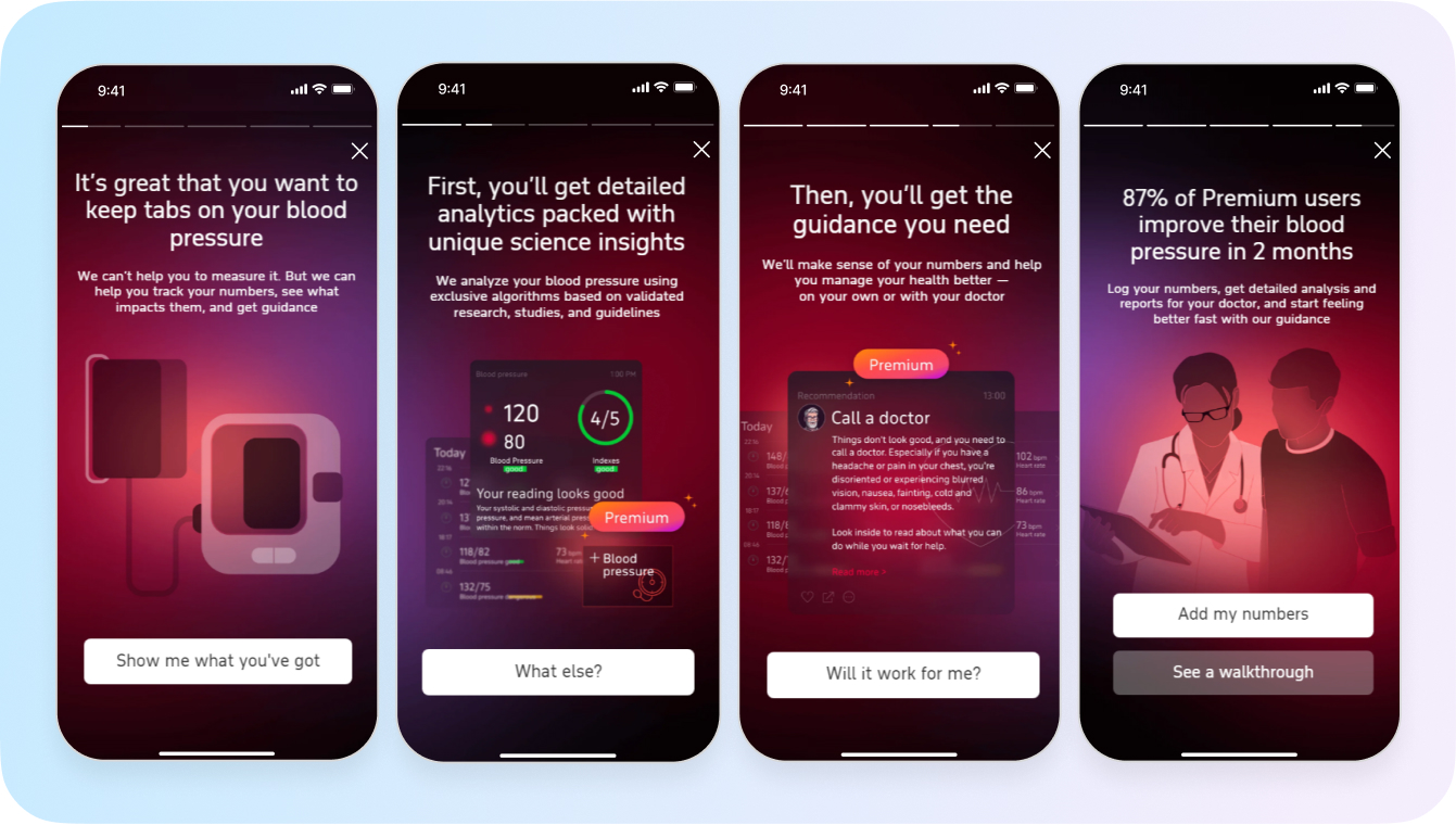 welltory mobile stories